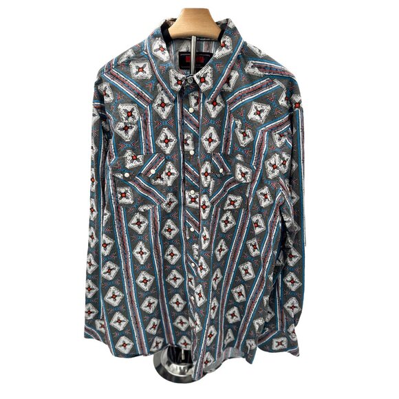 Rock N Roll Denim Western Shirt - Picture 1 of 2